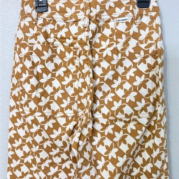Billabong Women's Tan Geometric Pants - Picture 5 of 6